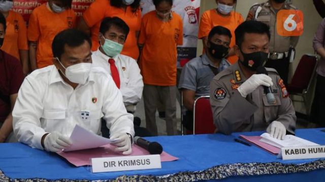 DITRESKRIMSUS POLDA SULAWESI TENGAH BERHASIL BEKUK 9 PELAKU PERJUDIAN ONLINE DI KOTA PALU